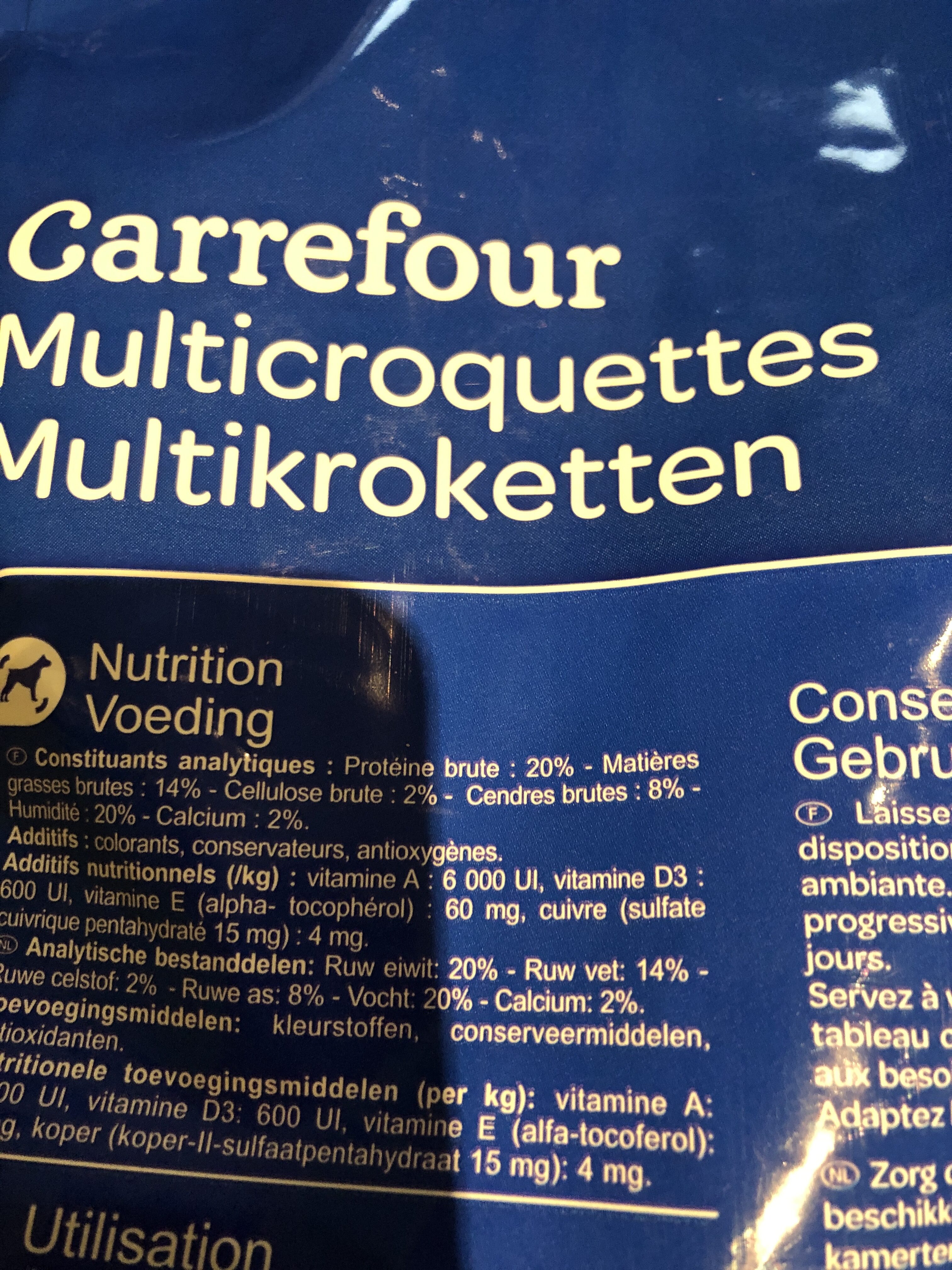 Multicroquettes - Ingredients - fr