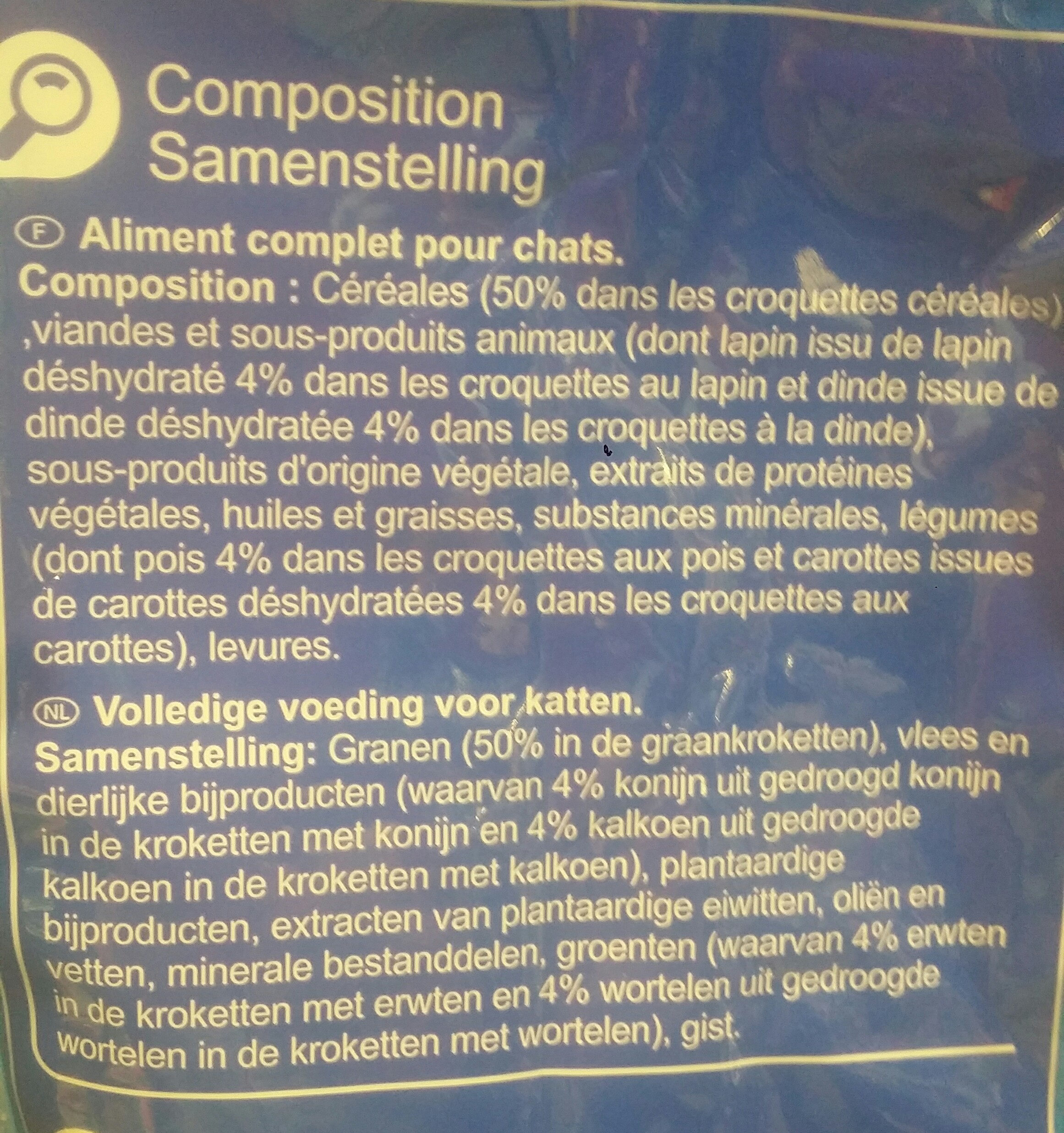 Carrefour multicroquettes - Ingredients - fr