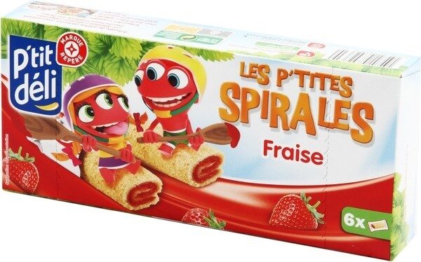 P'tites spirales fraise - Produit - fr