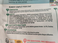 Aliment complet pour chat - Ingredients - fr