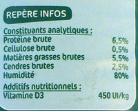 Les Mitonnés - Informations nutritionnelles - fr