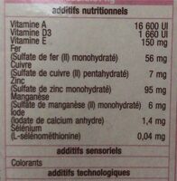 Multicroquettes - Nutrition facts - fr