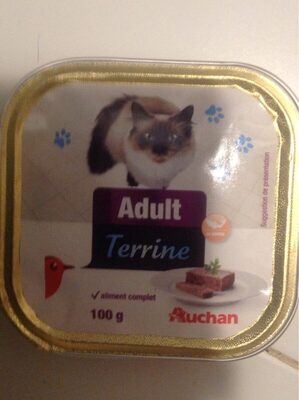 Auchan Terrine De Poissons Et Saumon Pour Chat - Product - fr