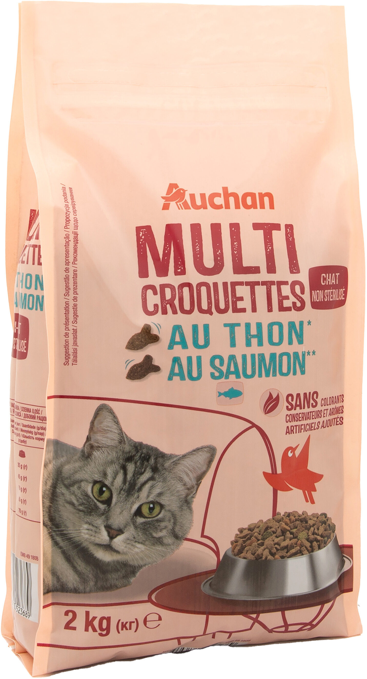 Multicroquettes au thon* au saumon** - Chat non stérilisé - Product - fr
