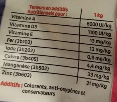 Menu Tourterelles, Marque P'tit Ami - Nutrition facts - fr