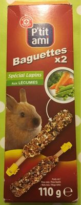 2 bagettes aux légume pour lapin - Product