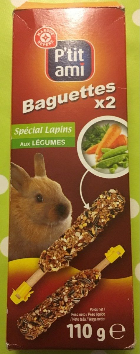2 bagettes aux légume pour lapin - Product - fr