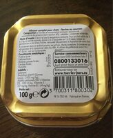PC Barquette Chat Saumon 100G - Informations nutritionnelles - fr