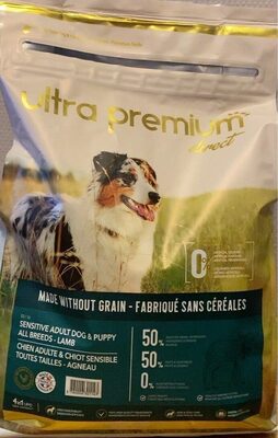 Ultra premium direct sensitive adult dog puppy lamb - Product - fr