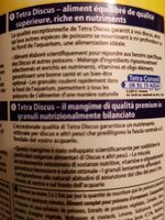 Tetra Discus - 250ML - Ingredients - fr