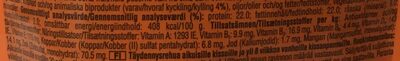 Dreamies med kylling - Nutrition facts - nb