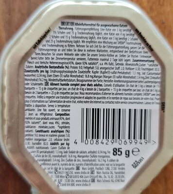 Sheba Selection in Sauce Kalbshäppchen - Ingredients - de