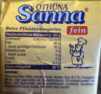 Sanna - Ingredients - de
