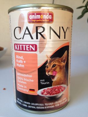 Carny Kitten Rind, Kalb + Huhn - 1
