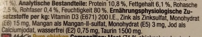 Huhn pur - Nutrition facts