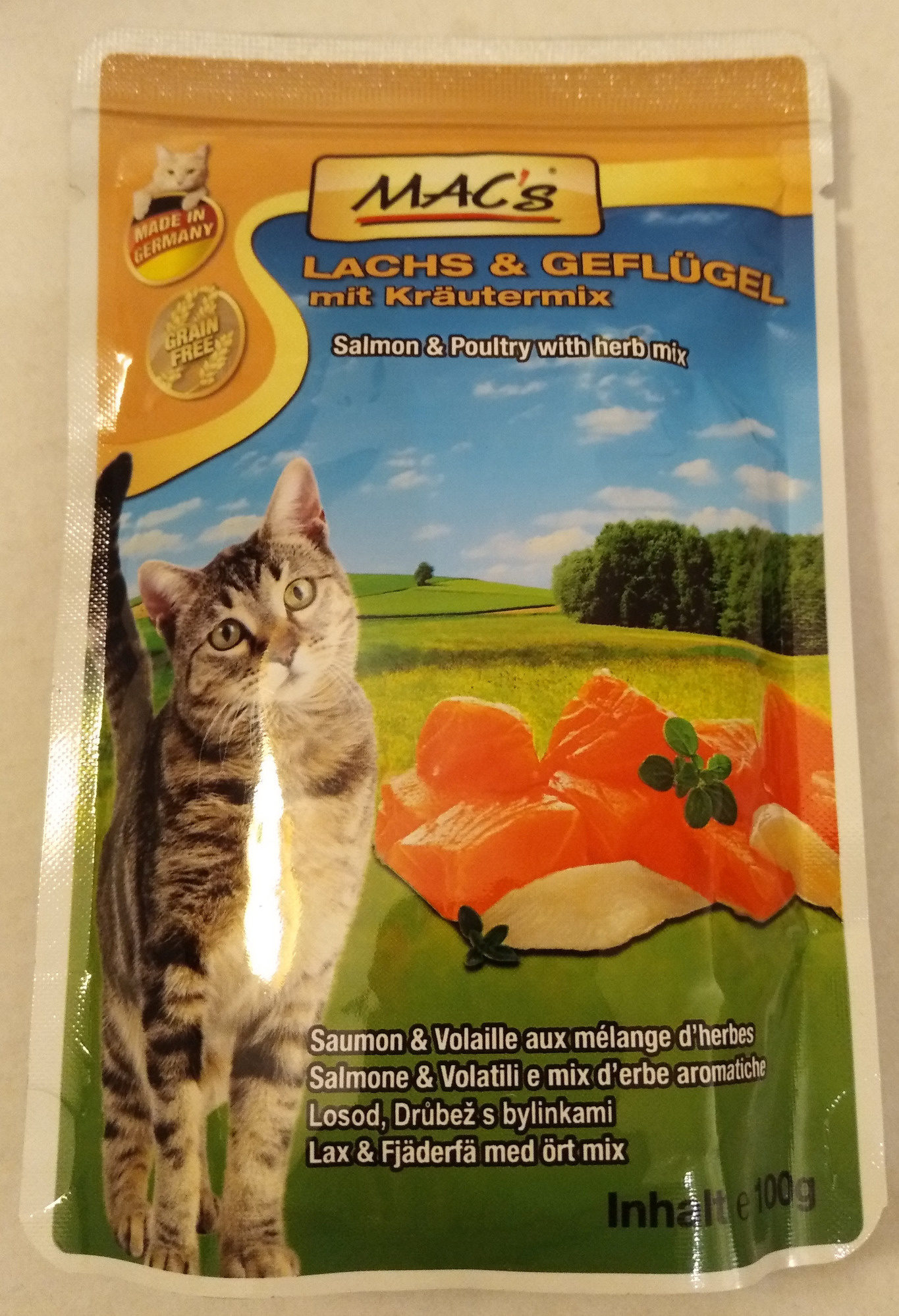 Lachs & Geflügel mit Kräutermix - Product - de