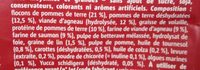 Sensitive médium junior - Ingredients - fr