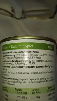 Huhn & Kalb mit Apfel - 2