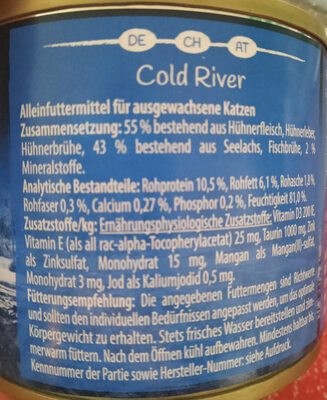 cold river - Pollack & Chicken - Nutrition facts