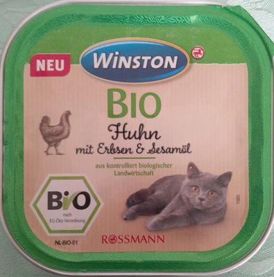 Bio Huhn mit Erbsen & Sesamöl - Product