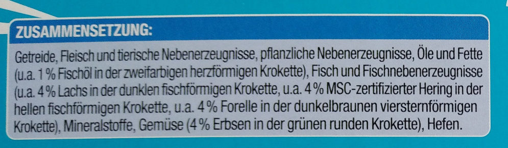 Knuspermenü mit Fisch - Ingredients - de