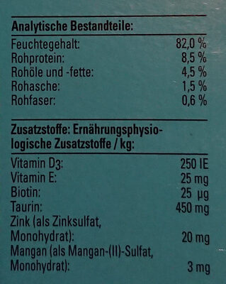 Zarte Häppchen in leckerer Sauce - Nutrition facts - de