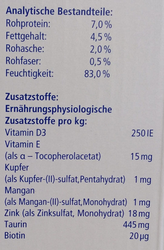 Genießer-Menü verschiedene Fischsorten in Sauce - Nutrition facts - de