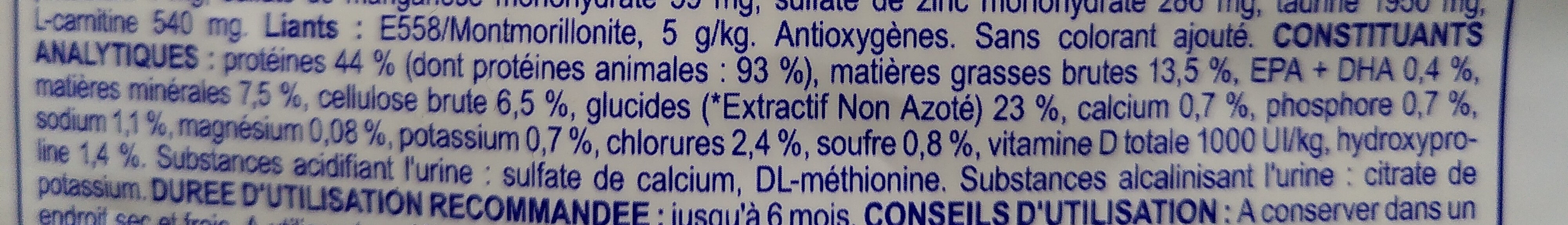 Urinary Wib - Informations nutritionnelles - fr