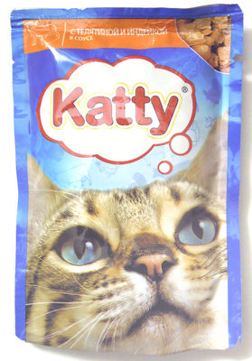 Katty с телятиной и индейкой в соусе - Product - ru