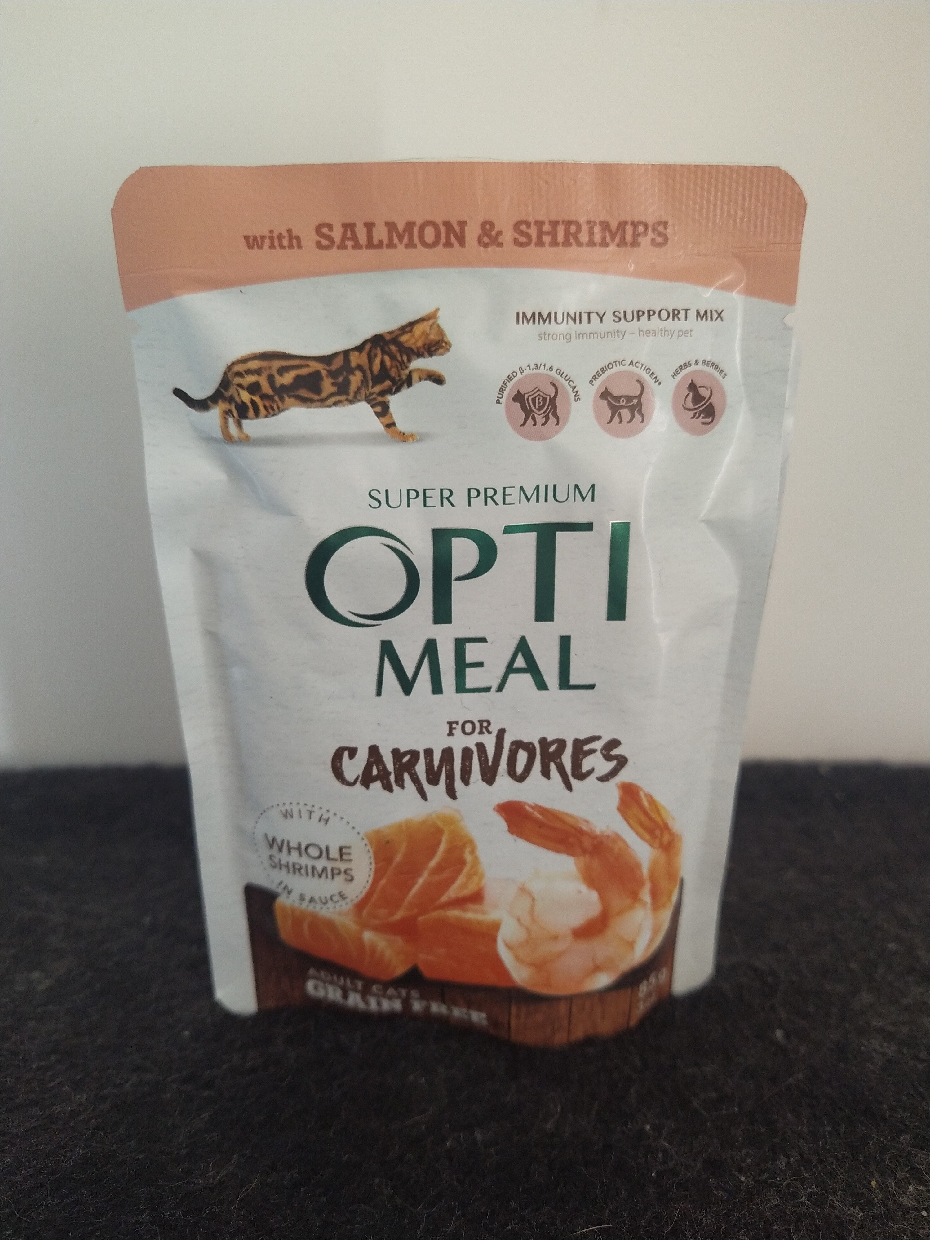 Optimeal for carnivores - Saumon & Crevettes - Product - fr