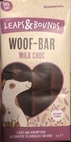 Woof-bar milk choc - Product - fr