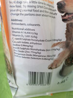 Complete dog food with chicken and vegeta les - Nutrition facts - en