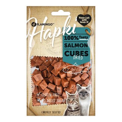 Snack para gatos Hapki taquitos de salmón 85 g - 2