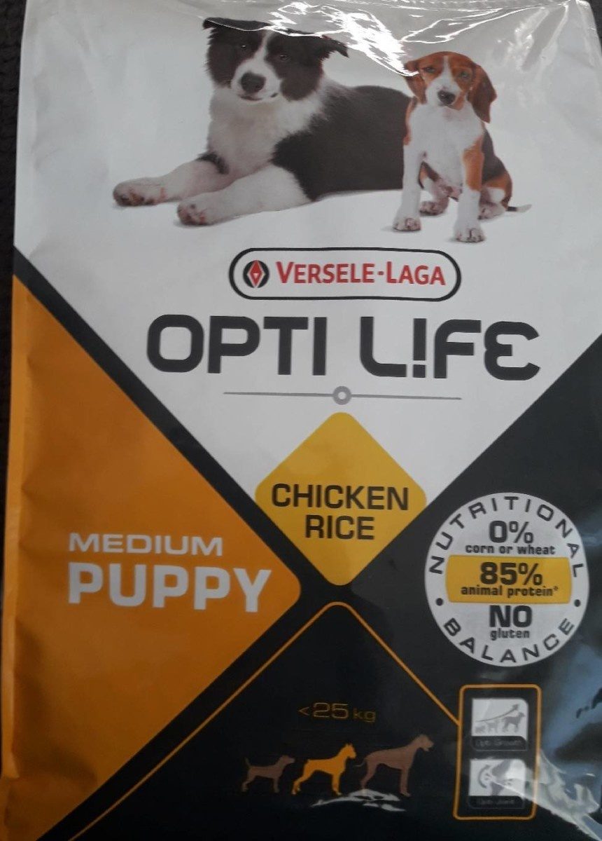 Opti life chicken rice medium puppi - Product - fr