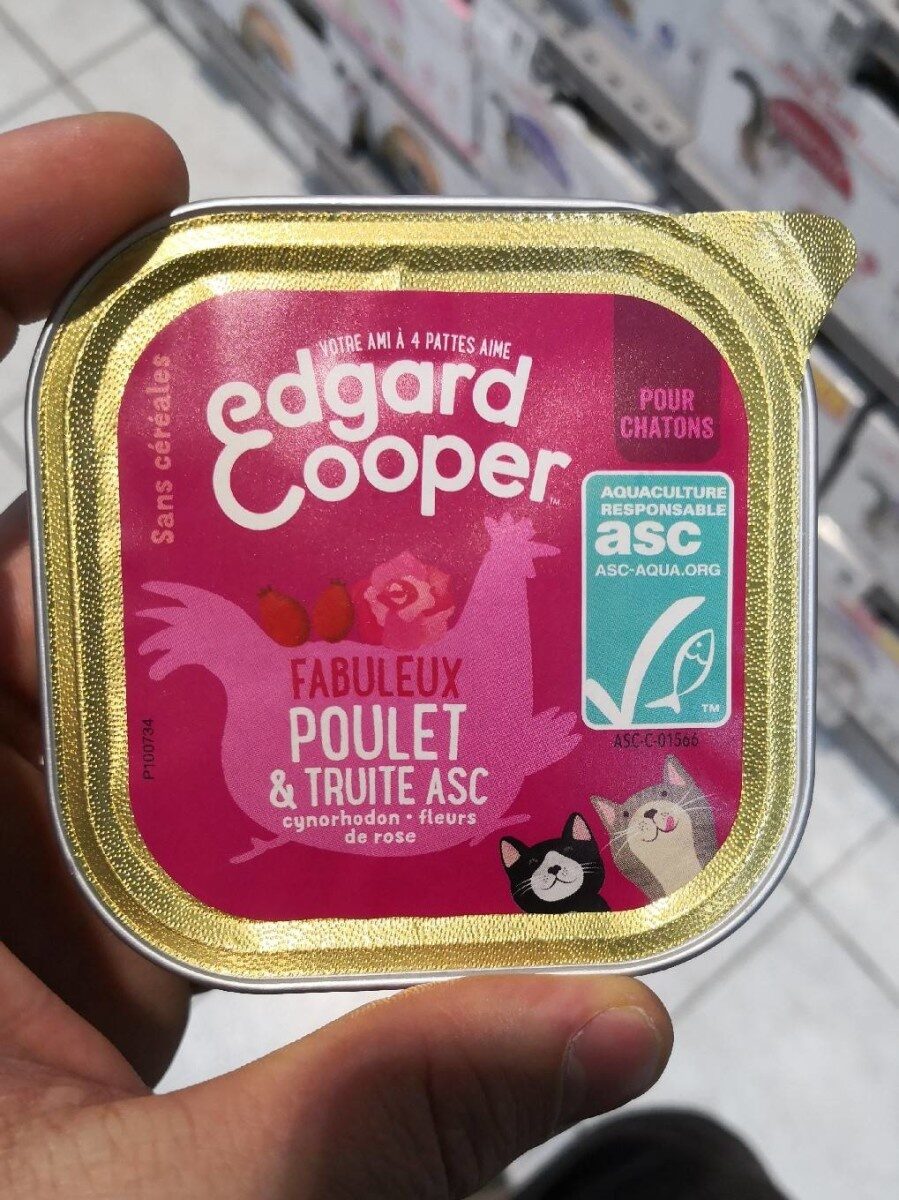 Edgar Cooper poulet & truite asc - Produit - fr