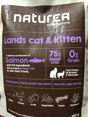 Naturea Lands Cat & Kitten With Meat And Fish 350 GR Cat Grain Free Dry Food - Product - fr
