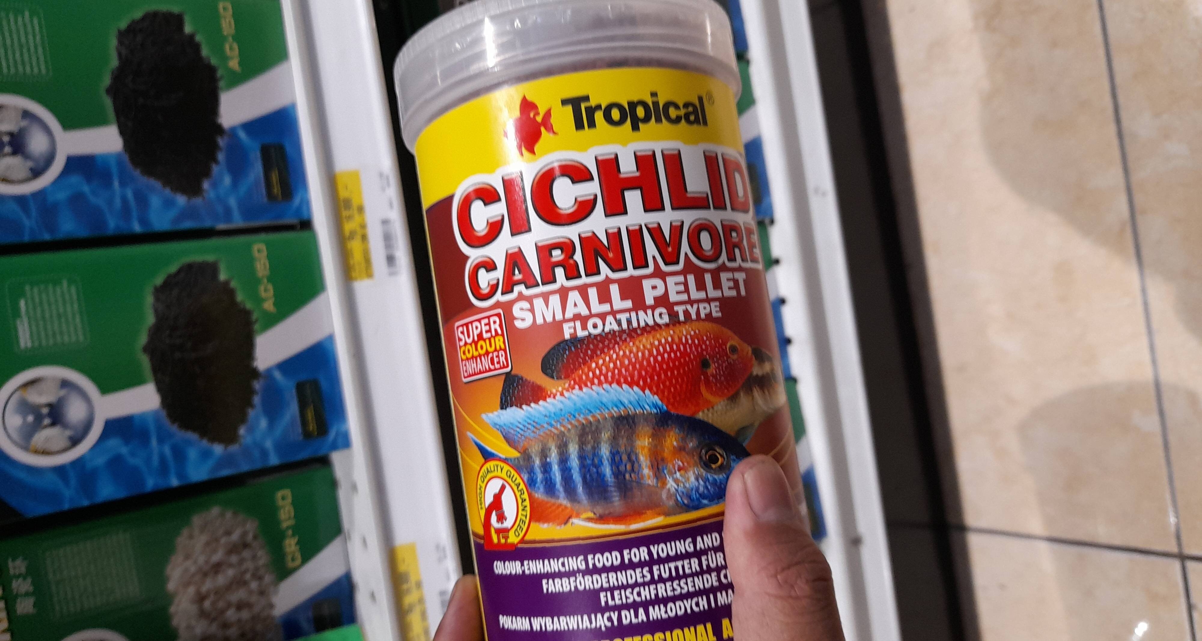 Tropical carnivore small pellet floating 1000ml - Product - en