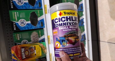 Tropical cichlid omnivore small pellet floating 1000ml - 1