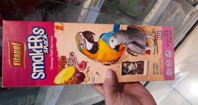 BIRD SNACK SMAKERS FRUIT PARROT 450GR - Product - en