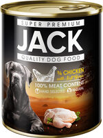 Jack canned dog food 3/4 chicken 800g - Product - en