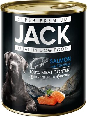 Jack canned dog food salmon 800g - Product