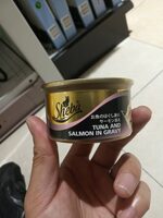 Sheba tuna and salmon in gravy - Product - en