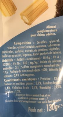 130G Dental Delicious Fido - Ingredients - fr
