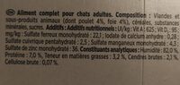 Gourmet gold - Nutrition facts - fr