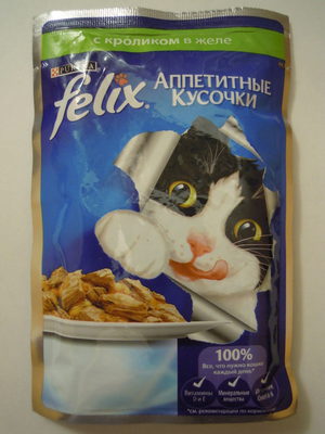 Felix Аппетитные кусочки с кроликом в желе - 2