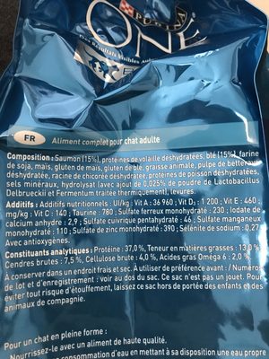 Purina One - Croquettes Au Saumon Et Blé Pour Chat Adulte Stérilisé - 3KG - 1
