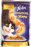 Felix Sensations в желе. С курицей в желе с морковью. - Product - ru