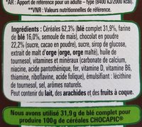 céréale chocapic - Ingredients - fr