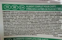 Proplan croquettes chat adulte 7+ - Ingredients - fr