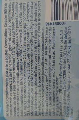 Dentalife - Bâtonnets à Mâcher Maxi Pour Chiens De Grande Taille - 142 G - Ingredients - fr